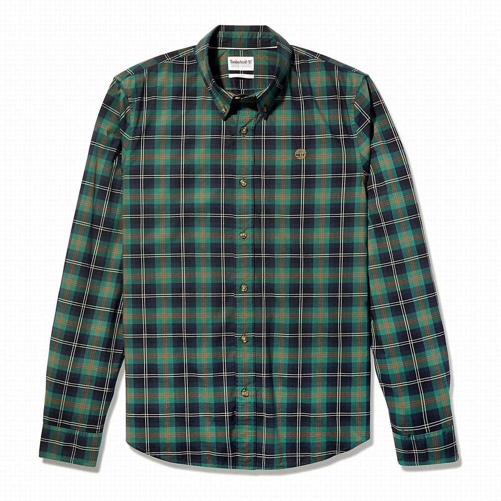 Timberland Eastham River Tartan Gömlek Erkek Yeşil | TR-5691K