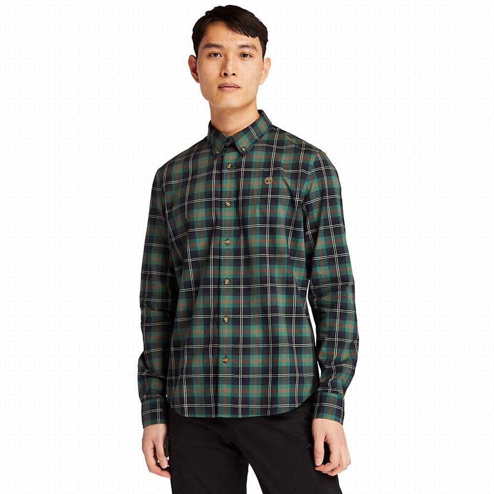 Timberland Eastham River Tartan Gömlek Erkek Yeşil | TR-5691K