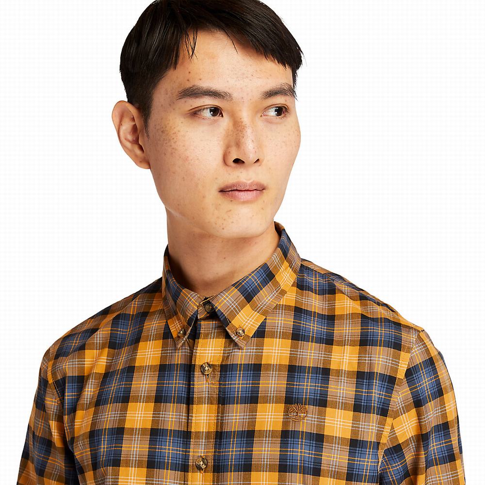 Timberland Eastham River Tartan Gömlek Erkek Sarı | TR-6821J