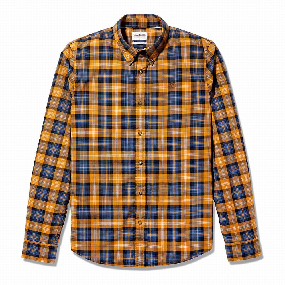 Timberland Eastham River Tartan Gömlek Erkek Sarı | TR-6821J
