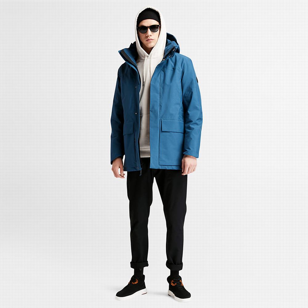 Timberland Eco Ready EK+ 3-in-1 Waterproof Ceket Erkek Mavi | TR-9240L