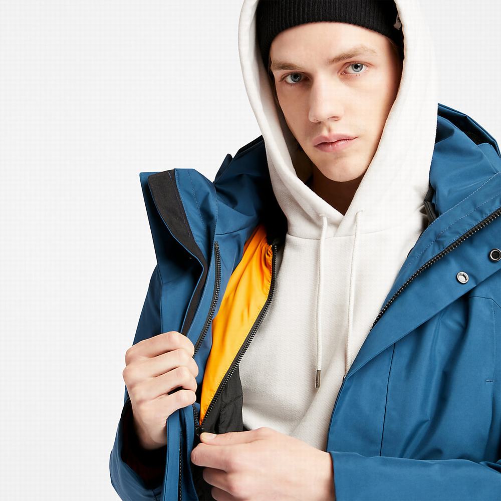 Timberland Eco Ready EK+ 3-in-1 Waterproof Ceket Erkek Mavi | TR-9240L