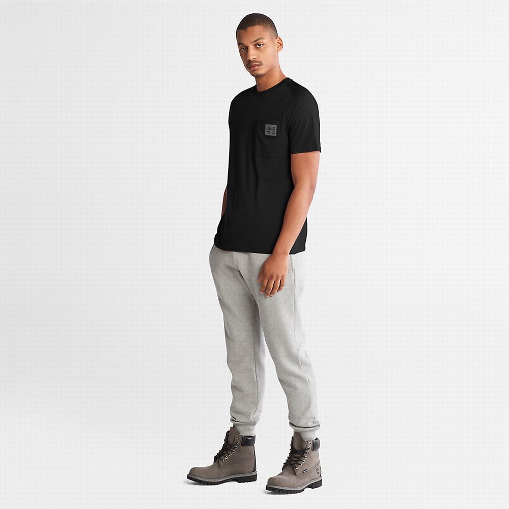 Timberland Eco-Ready Supima® Pamuklu TimberFresh™ Tişört Erkek Siyah | TR-4735W
