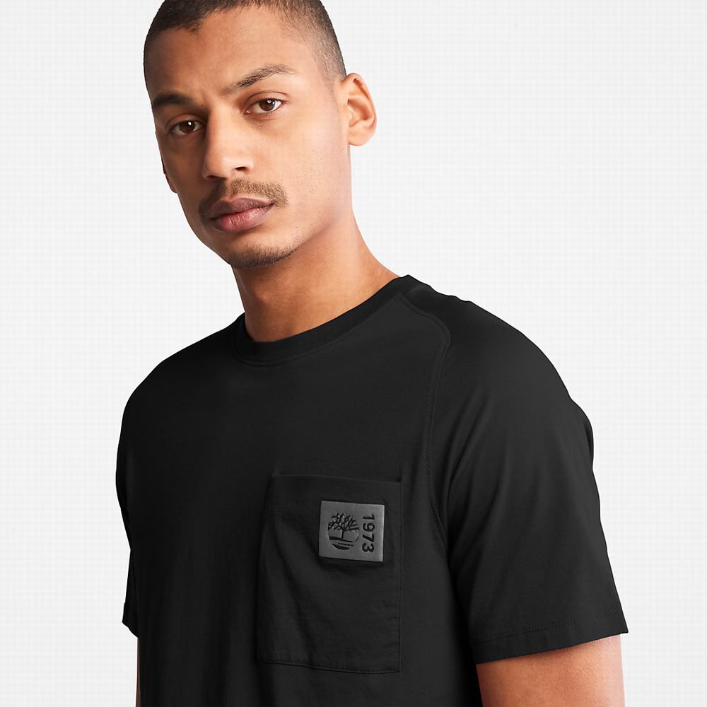 Timberland Eco-Ready Supima® Pamuklu TimberFresh™ Tişört Erkek Siyah | TR-4735W