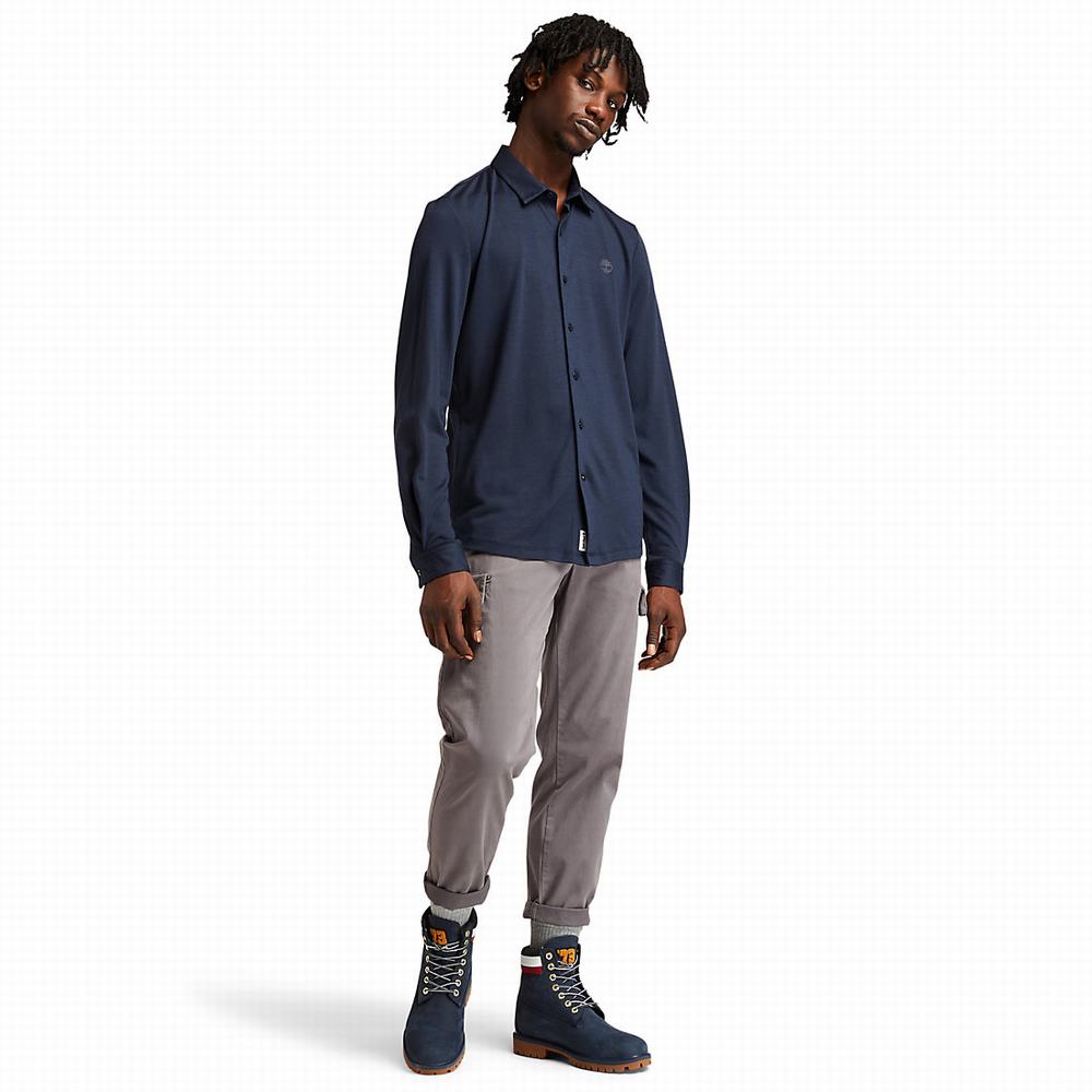 Timberland Eco-ready Gömlek Erkek Lacivert | TR-6753E