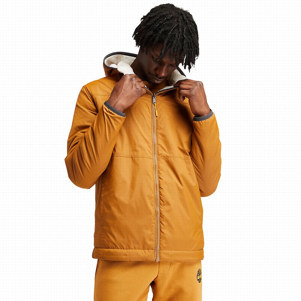 Timberland Ecoriginal Reversible Fleece Ceket Erkek Kahverengi | TR-3628Y