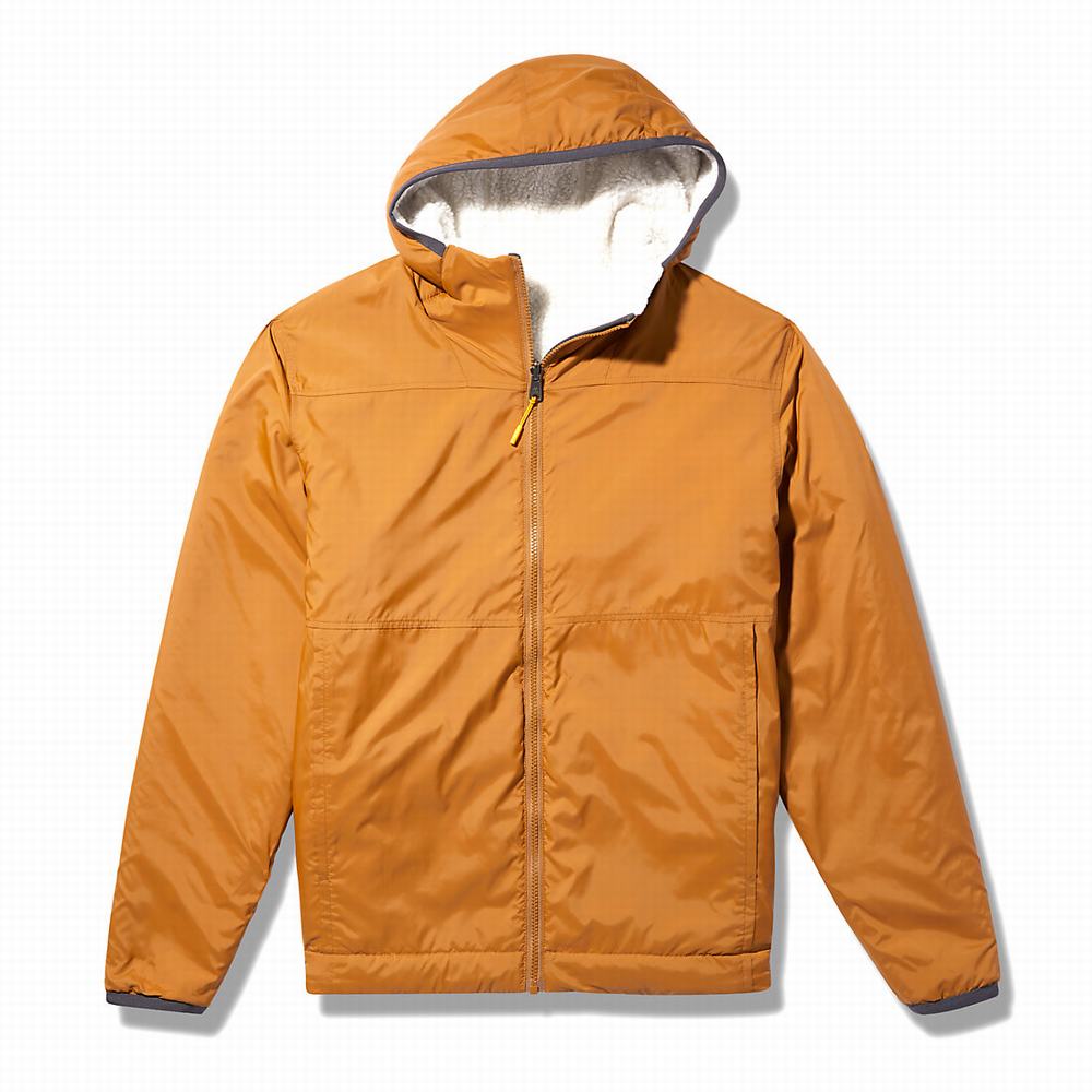 Timberland Ecoriginal Reversible Fleece Ceket Erkek Kahverengi | TR-3628Y
