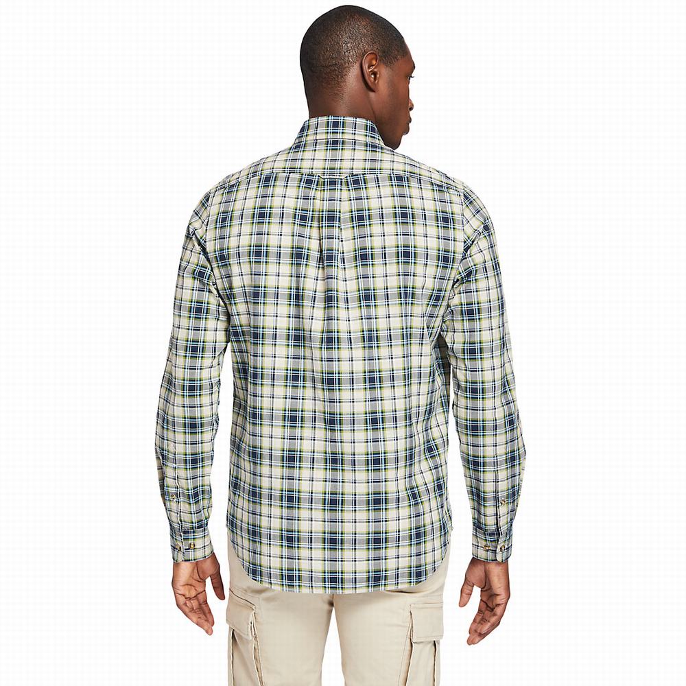 Timberland Essential Check Gömlek Erkek Bej Rengi | TR-4312C