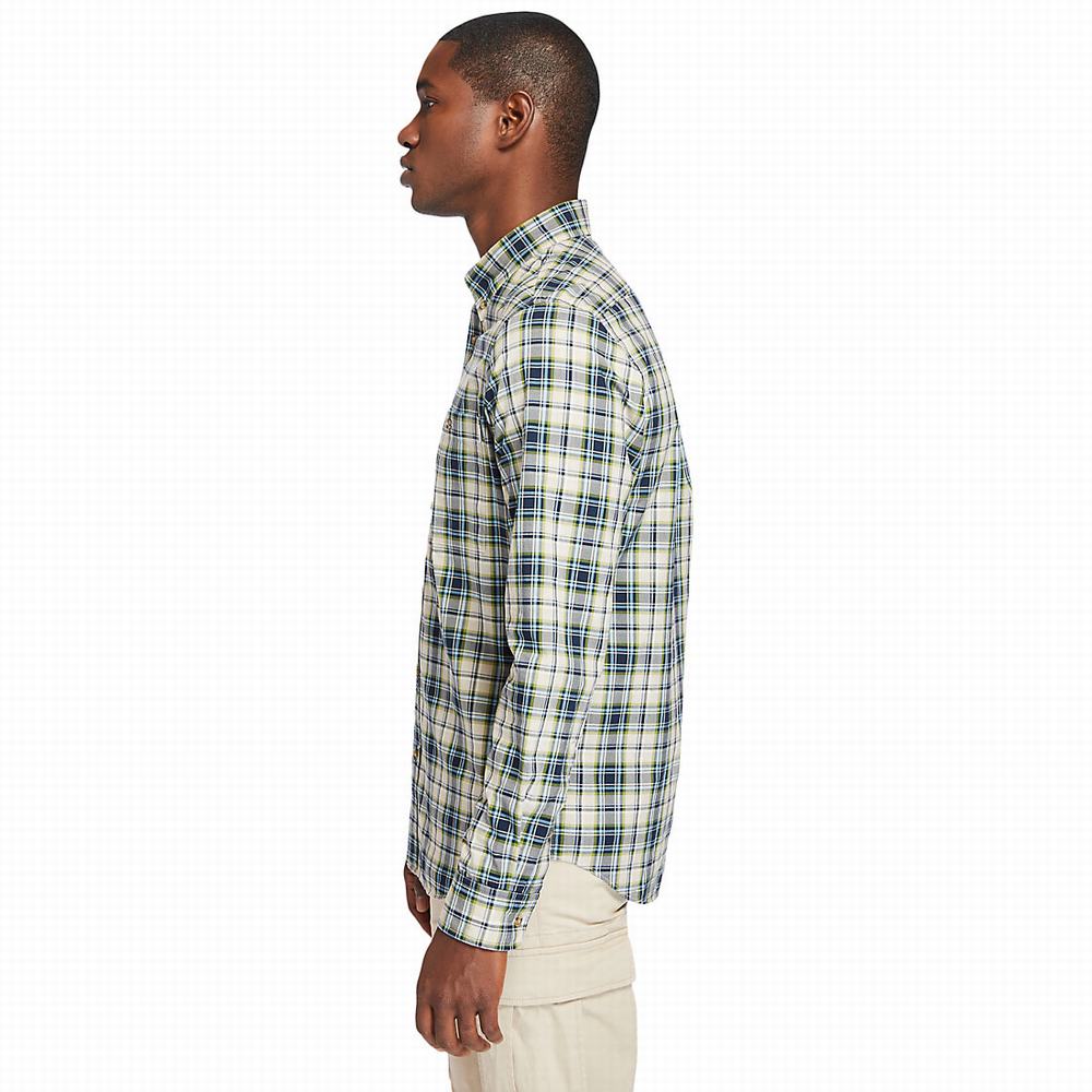 Timberland Essential Check Gömlek Erkek Bej Rengi | TR-4312C