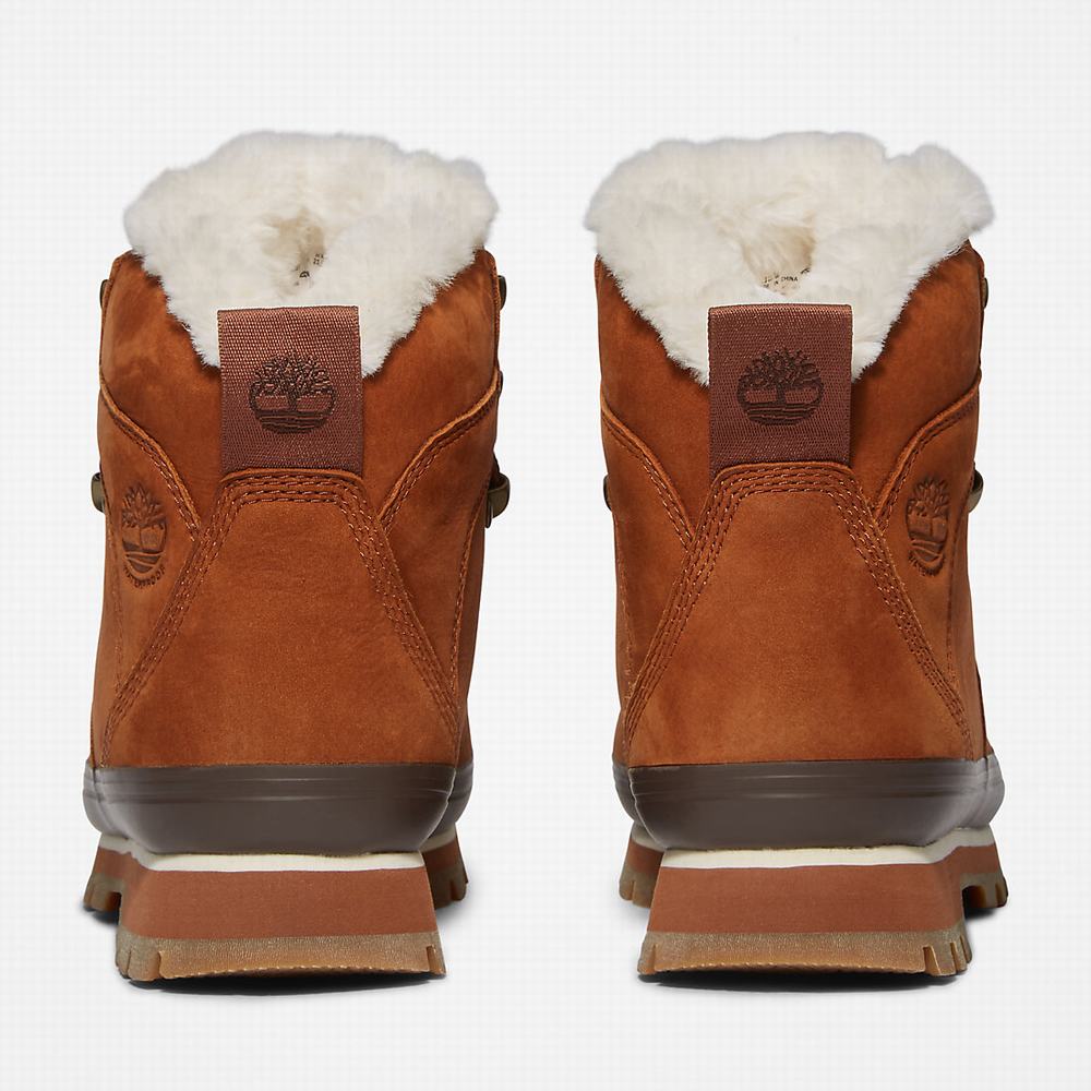 Timberland Euro Hiker Waterproof Fur-Astar Bot Kadın Kahverengi | TR-0134P