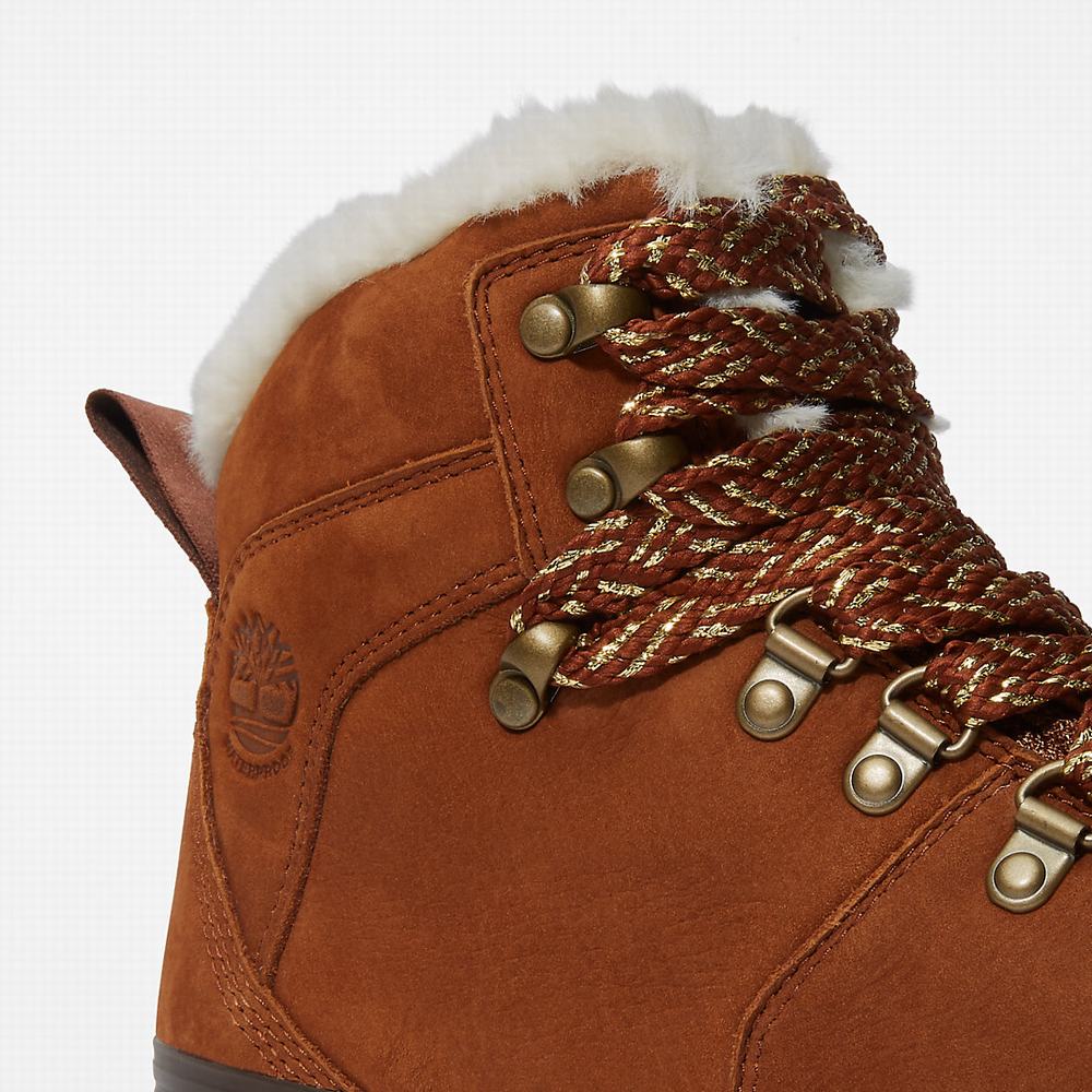 Timberland Euro Hiker Waterproof Fur-Astar Bot Kadın Kahverengi | TR-0134P