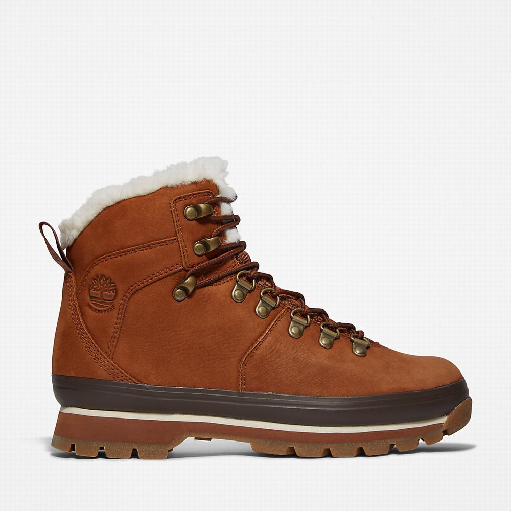 Timberland Euro Hiker Waterproof Fur-Astar Bot Kadın Kahverengi | TR-0134P