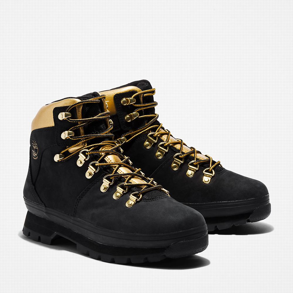 Timberland Euro Hiker Yürüyüş Botu Kadın Siyah | TR-5874Y