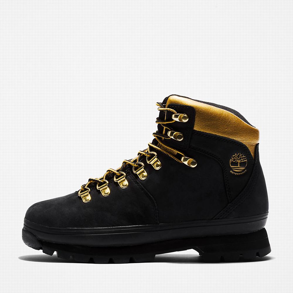 Timberland Euro Hiker Yürüyüş Botu Kadın Siyah | TR-5874Y