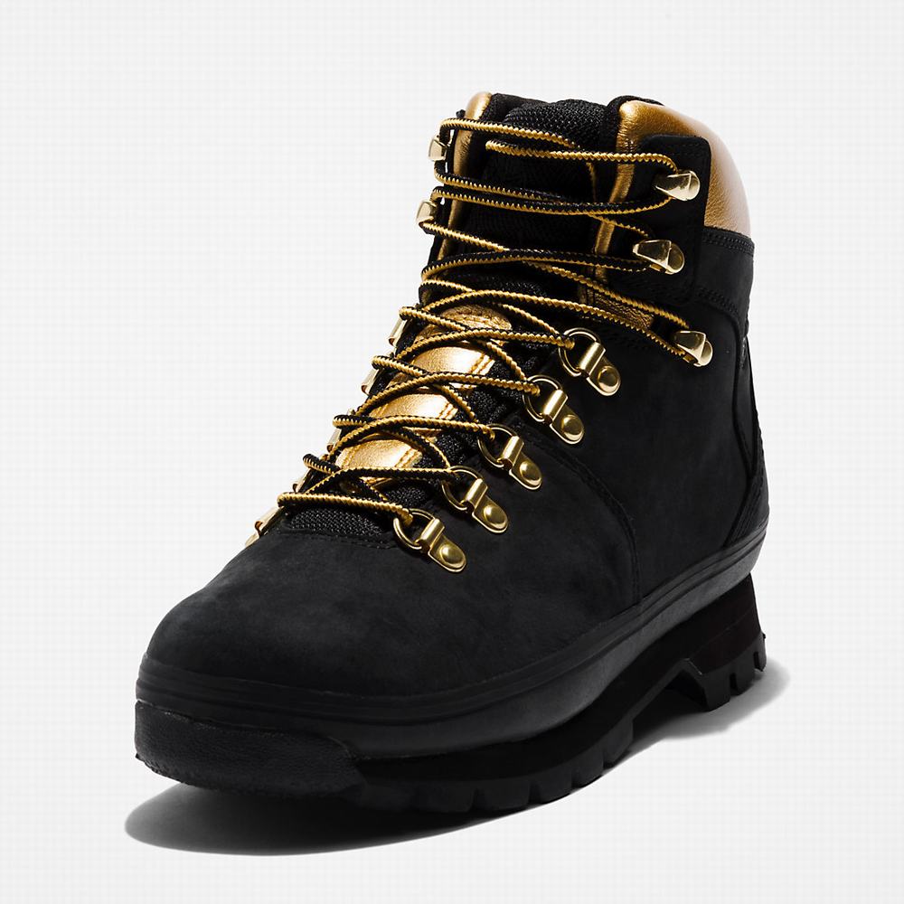 Timberland Euro Hiker Yürüyüş Botu Kadın Siyah | TR-5874Y