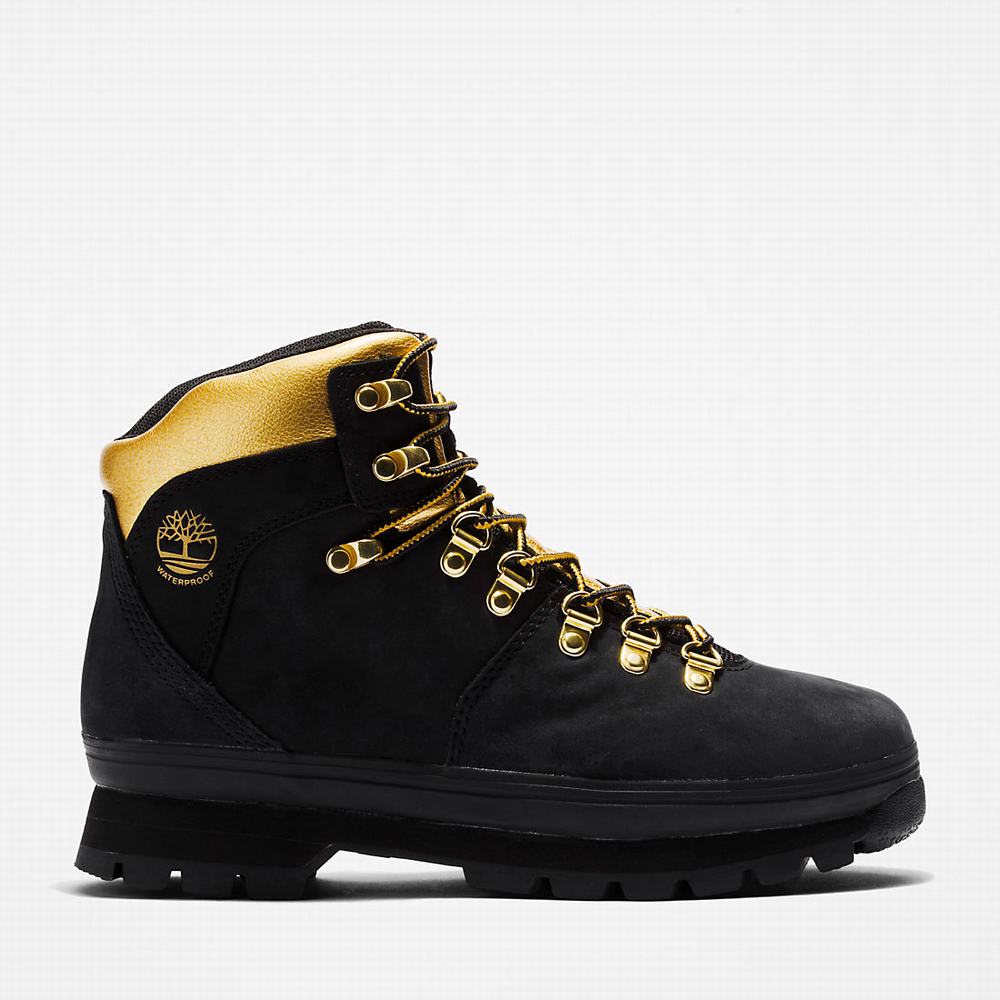 Timberland Euro Hiker Yürüyüş Botu Kadın Siyah | TR-5874Y