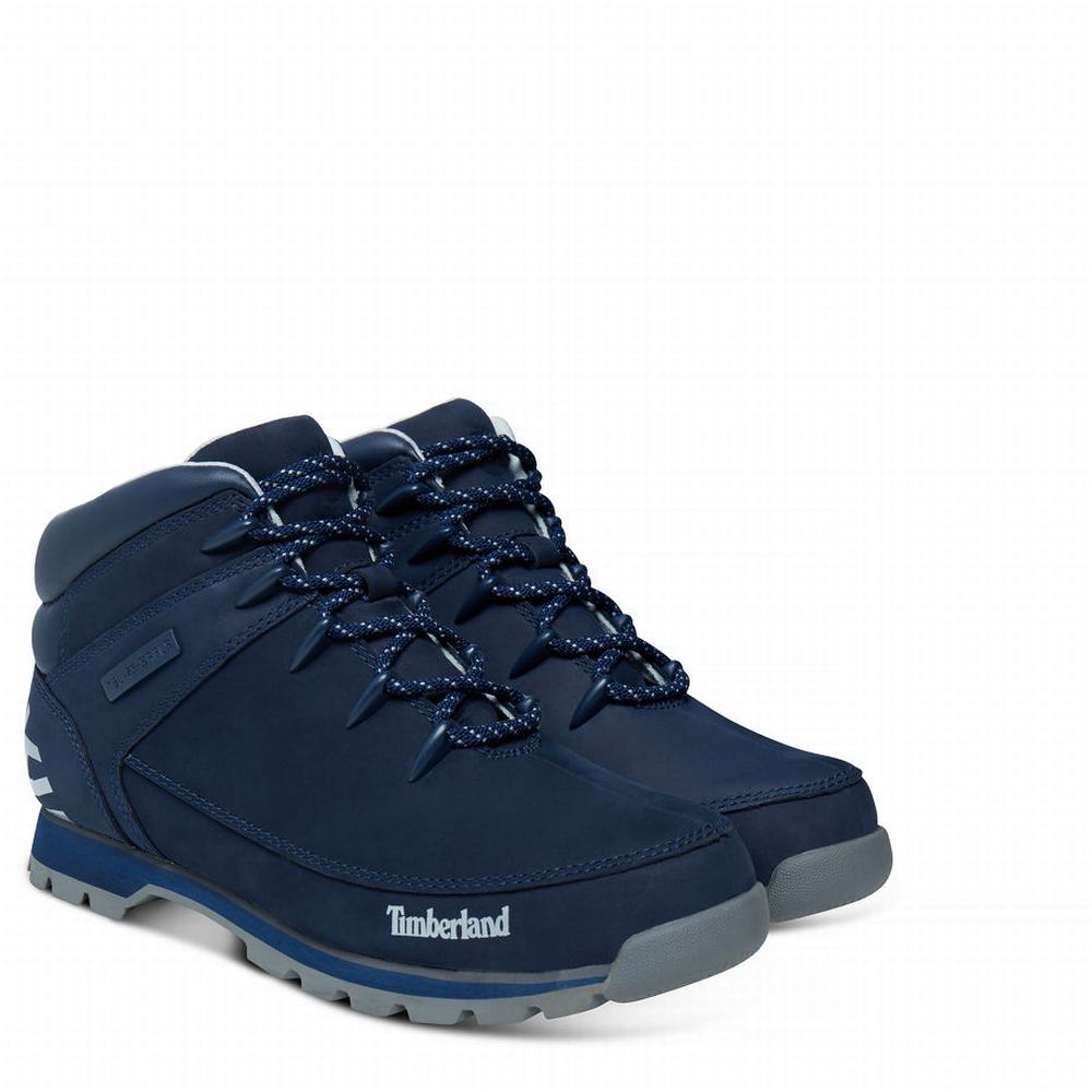 Timberland Euro Sprint Hiker Mid Yürüyüş Botu Erkek Lacivert | TR-2857P
