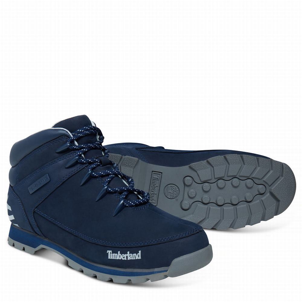 Timberland Euro Sprint Hiker Mid Yürüyüş Botu Erkek Lacivert | TR-2857P