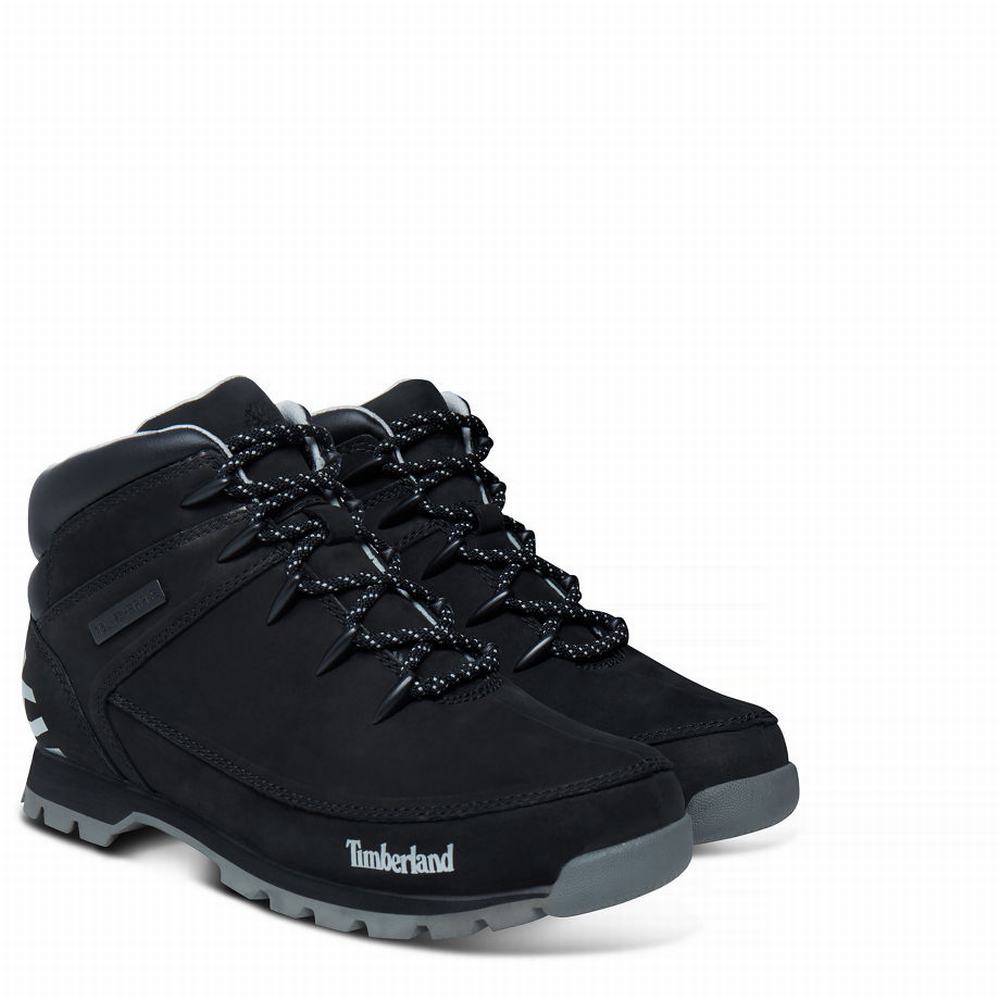 Timberland Euro Sprint Hiker Mid Yürüyüş Botu Erkek Siyah | TR-3790Y