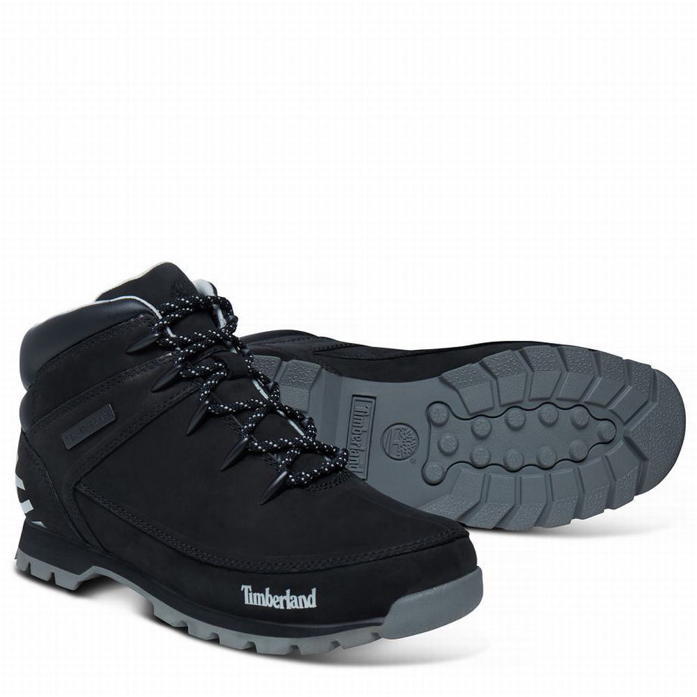 Timberland Euro Sprint Hiker Mid Yürüyüş Botu Erkek Siyah | TR-3790Y