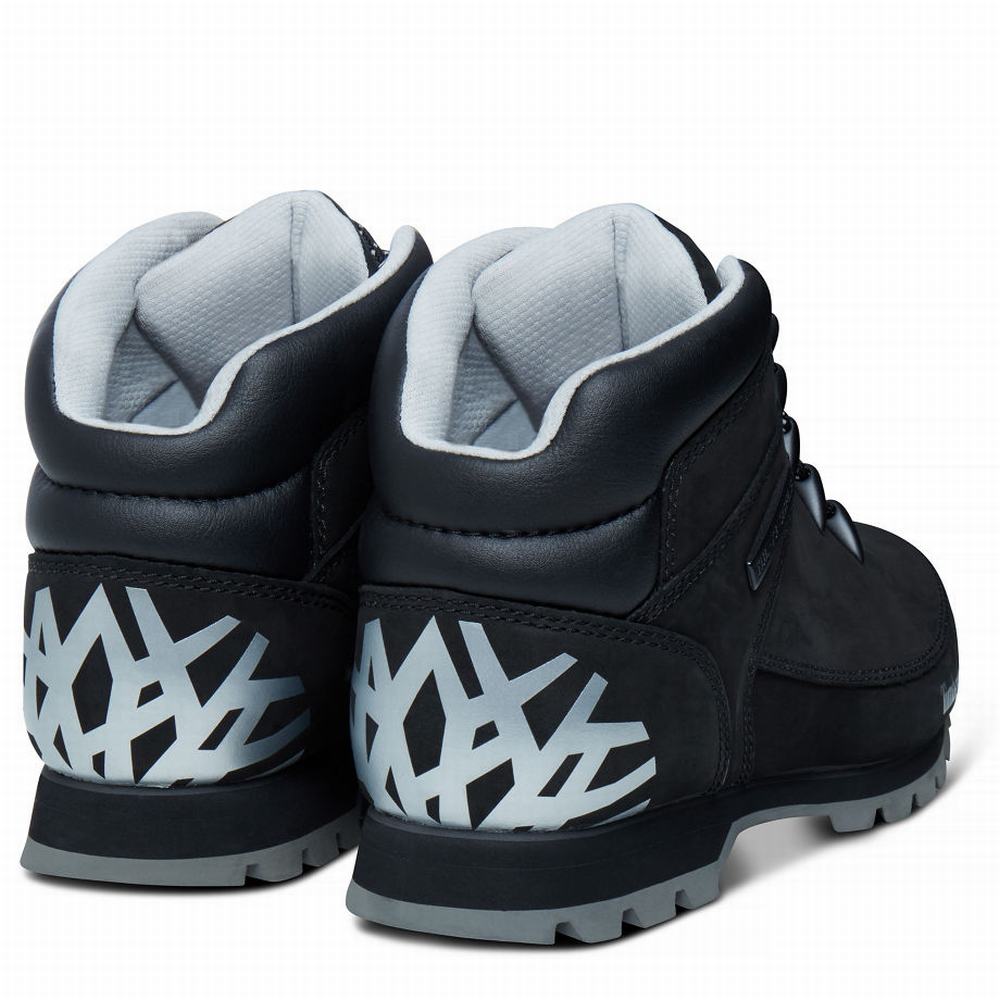 Timberland Euro Sprint Hiker Mid Yürüyüş Botu Erkek Siyah | TR-3790Y