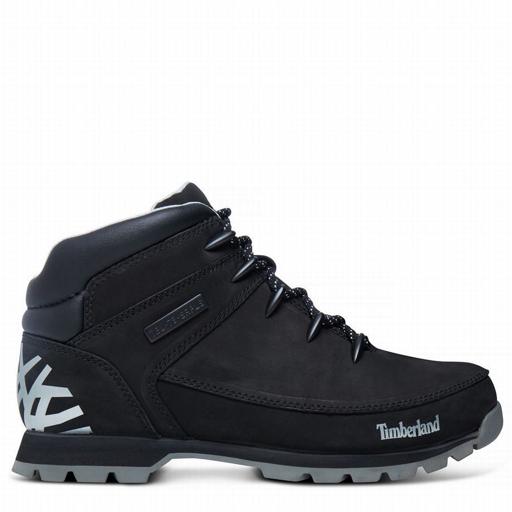 Timberland Euro Sprint Hiker Mid Yürüyüş Botu Erkek Siyah | TR-3790Y