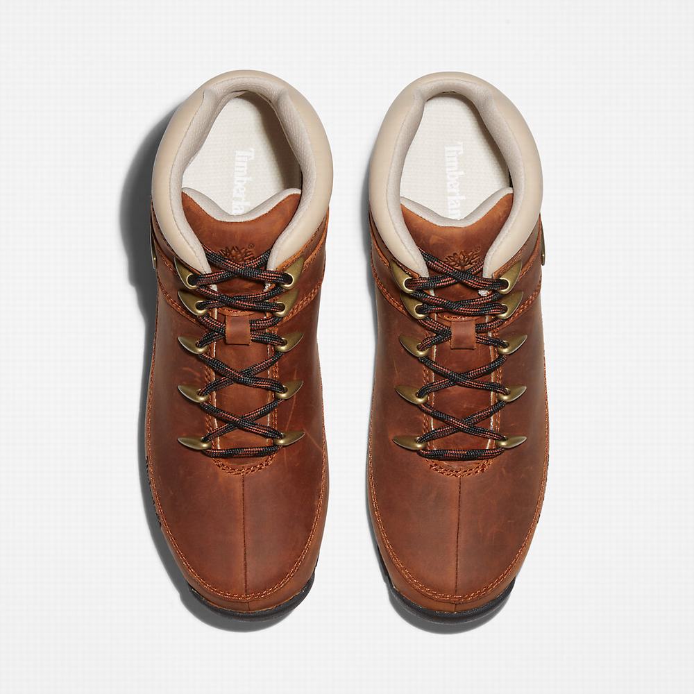 Timberland Euro Sprint Hiker Yürüyüş Botu Erkek Kahverengi Beyaz | TR-0487D