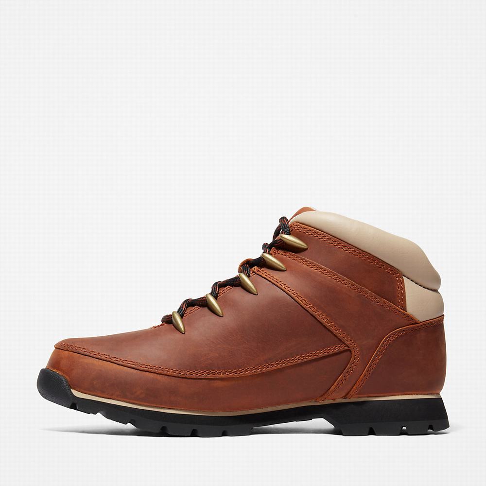 Timberland Euro Sprint Hiker Yürüyüş Botu Erkek Kahverengi Beyaz | TR-0487D