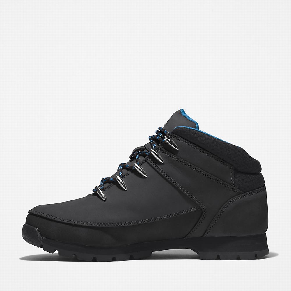 Timberland Euro Sprint Hiker Yürüyüş Botu Erkek Siyah Mavi | TR-2197Y
