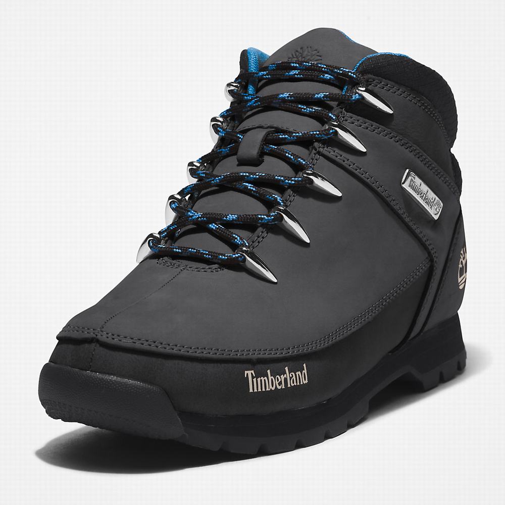 Timberland Euro Sprint Hiker Yürüyüş Botu Erkek Siyah Mavi | TR-2197Y