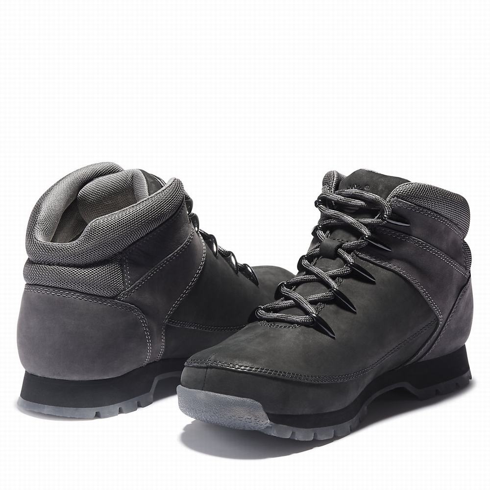 Timberland Euro Sprint Hiker Yürüyüş Botu Erkek Siyah Gri | TR-3120U
