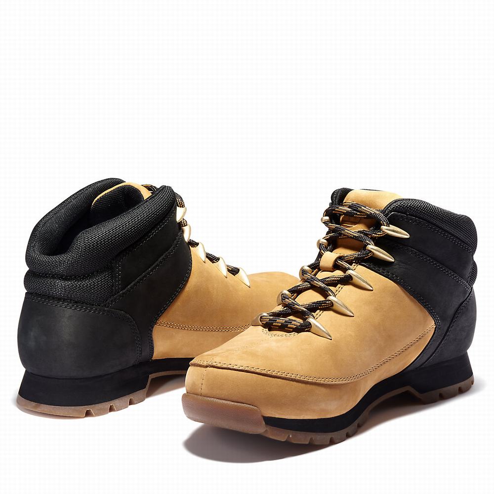 Timberland Euro Sprint Hiker Yürüyüş Botu Erkek Sarı Siyah | TR-3692L