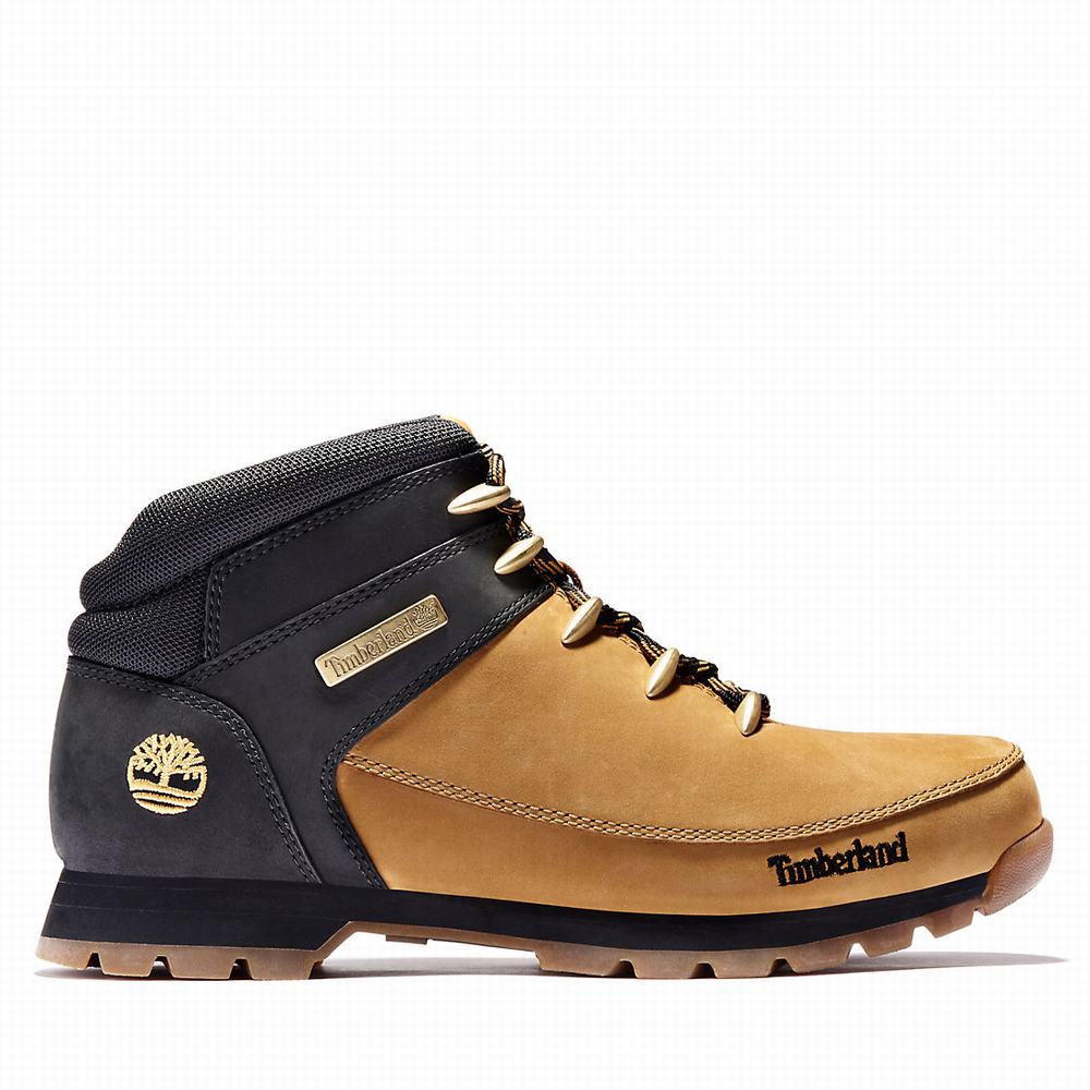 Timberland Euro Sprint Hiker Yürüyüş Botu Erkek Sarı Siyah | TR-3692L