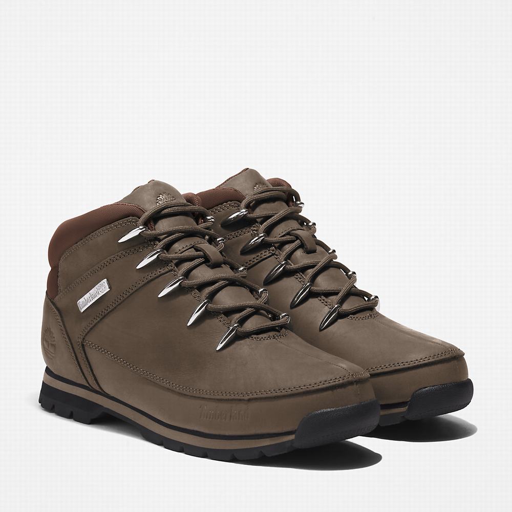 Timberland Euro Sprint Hiker Yürüyüş Botu Erkek Yeşil | TR-3826F