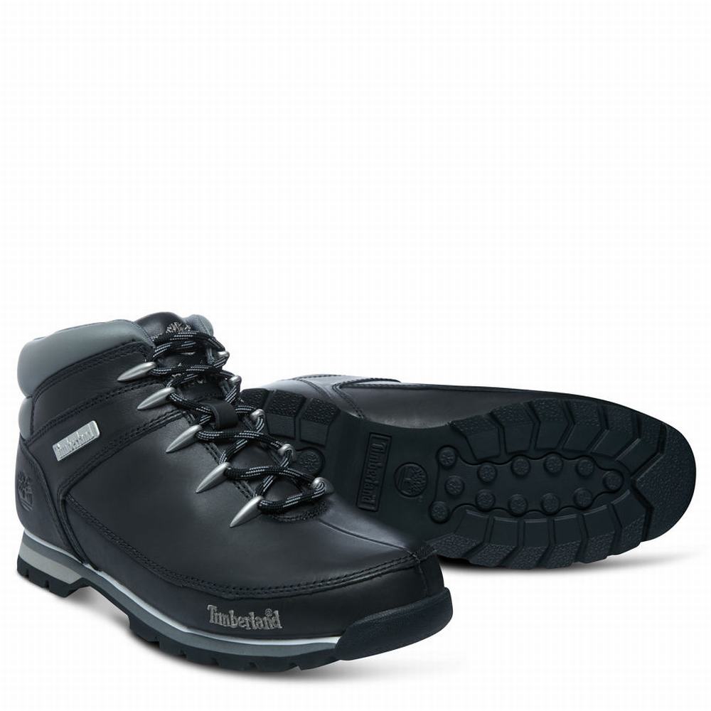Timberland Euro Sprint Hiker Yürüyüş Botu Erkek Siyah | TR-5619T