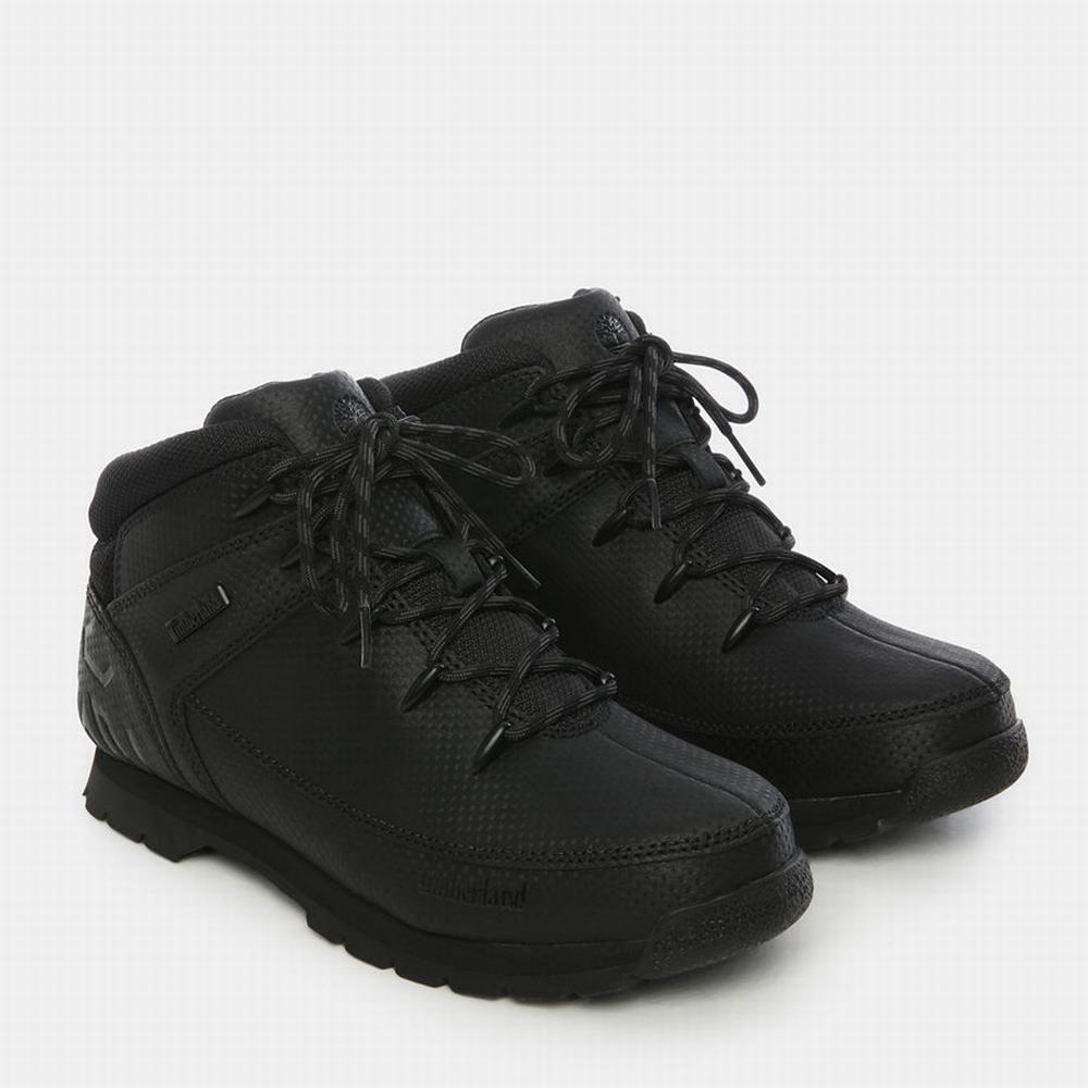 Timberland Euro Sprint Hiker Yürüyüş Botu Çocuk Siyah | TR-6472Z