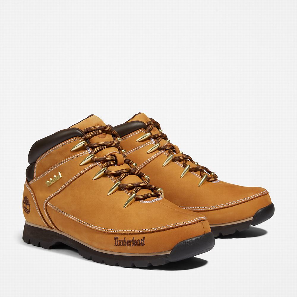 Timberland Euro Sprint Hiker Yürüyüş Botu Erkek Sarı | TR-8923Z