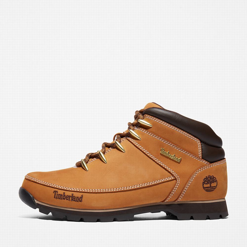 Timberland Euro Sprint Hiker Yürüyüş Botu Erkek Sarı | TR-8923Z