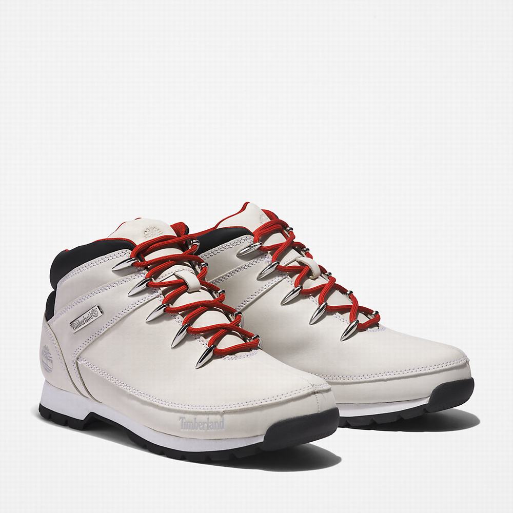 Timberland Euro Sprint Hiker Yürüyüş Botu Erkek Beyaz | TR-9751J