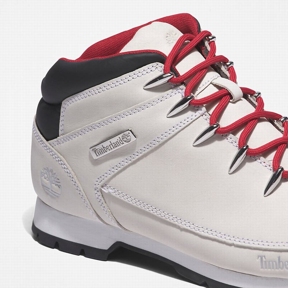 Timberland Euro Sprint Hiker Yürüyüş Botu Erkek Beyaz | TR-9751J