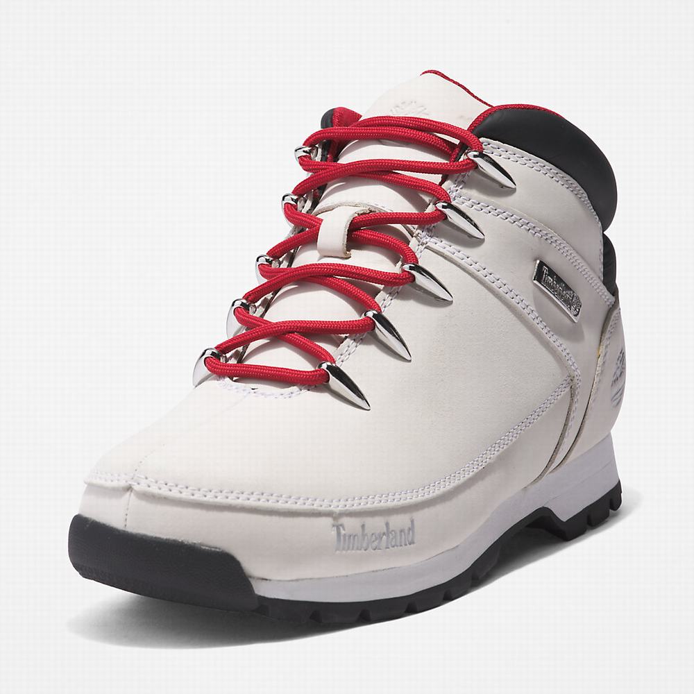 Timberland Euro Sprint Hiker Yürüyüş Botu Erkek Beyaz | TR-9751J