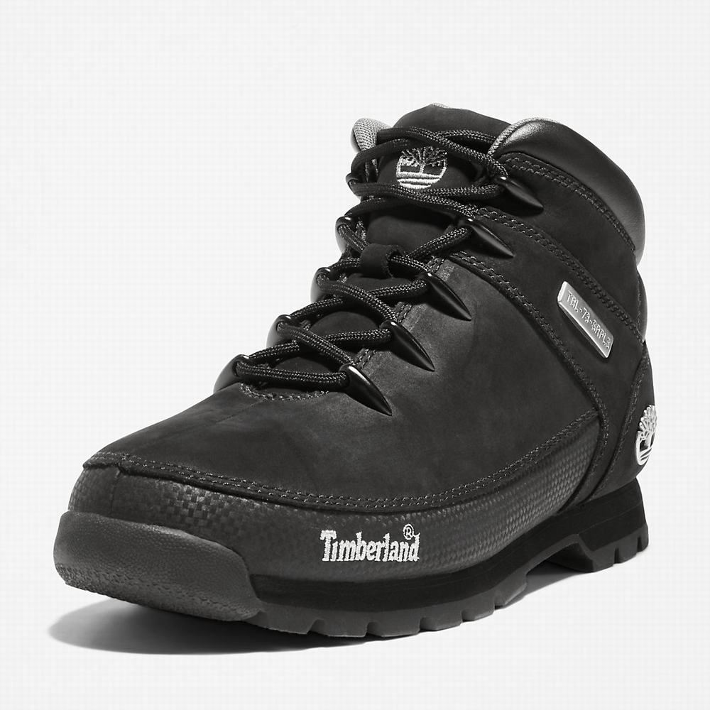 Timberland Euro Sprint Mid Hiker Yürüyüş Botu Erkek Siyah | TR-0756A