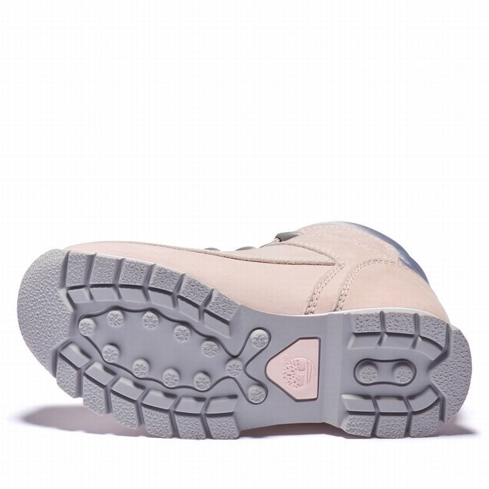 Timberland Euro Sprint Mid Hiker Yürüyüş Botu Çocuk Pembe | TR-2635V