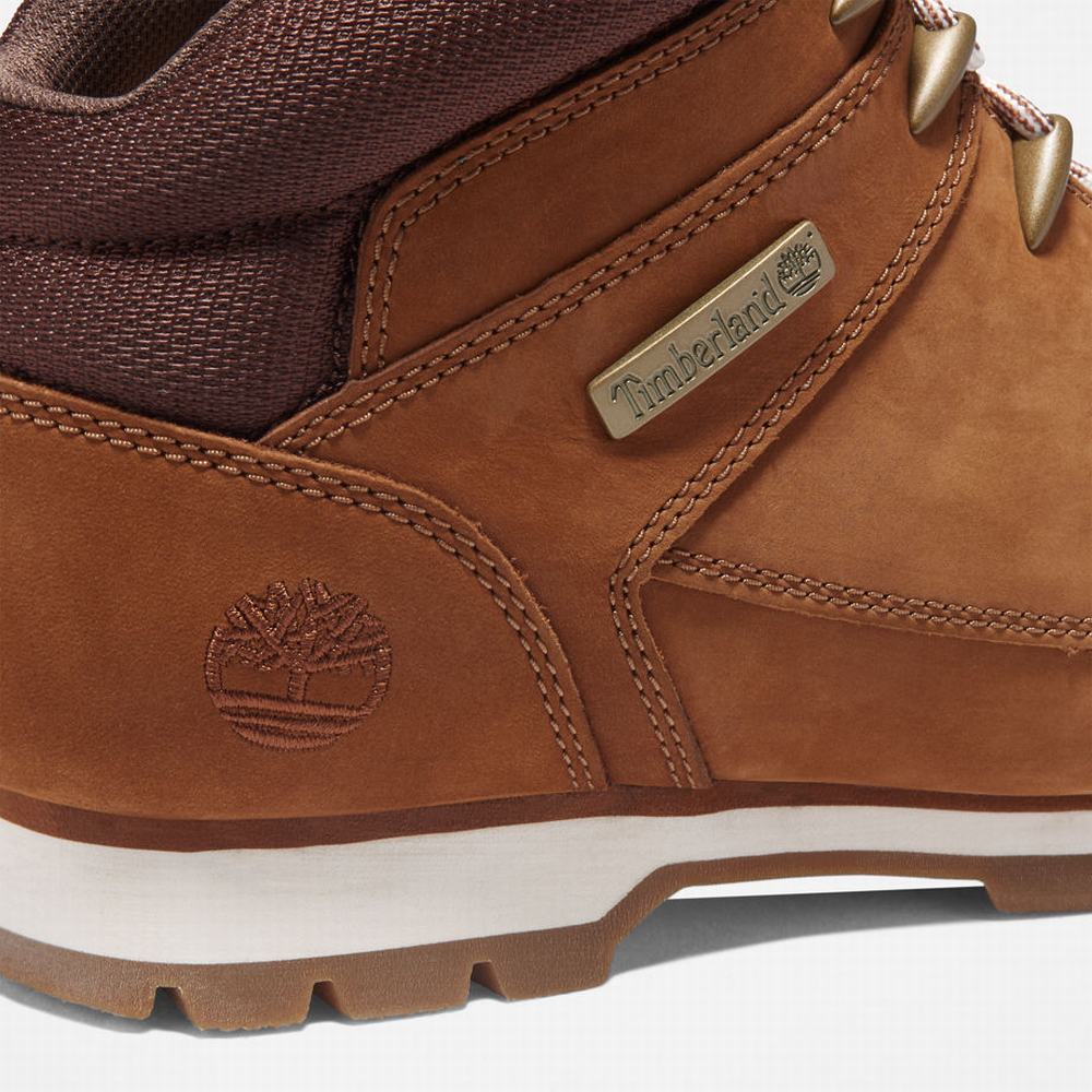 Timberland Euro Sprint Mid Hiker Yürüyüş Botu Erkek Açık Kahverengi | TR-5683N
