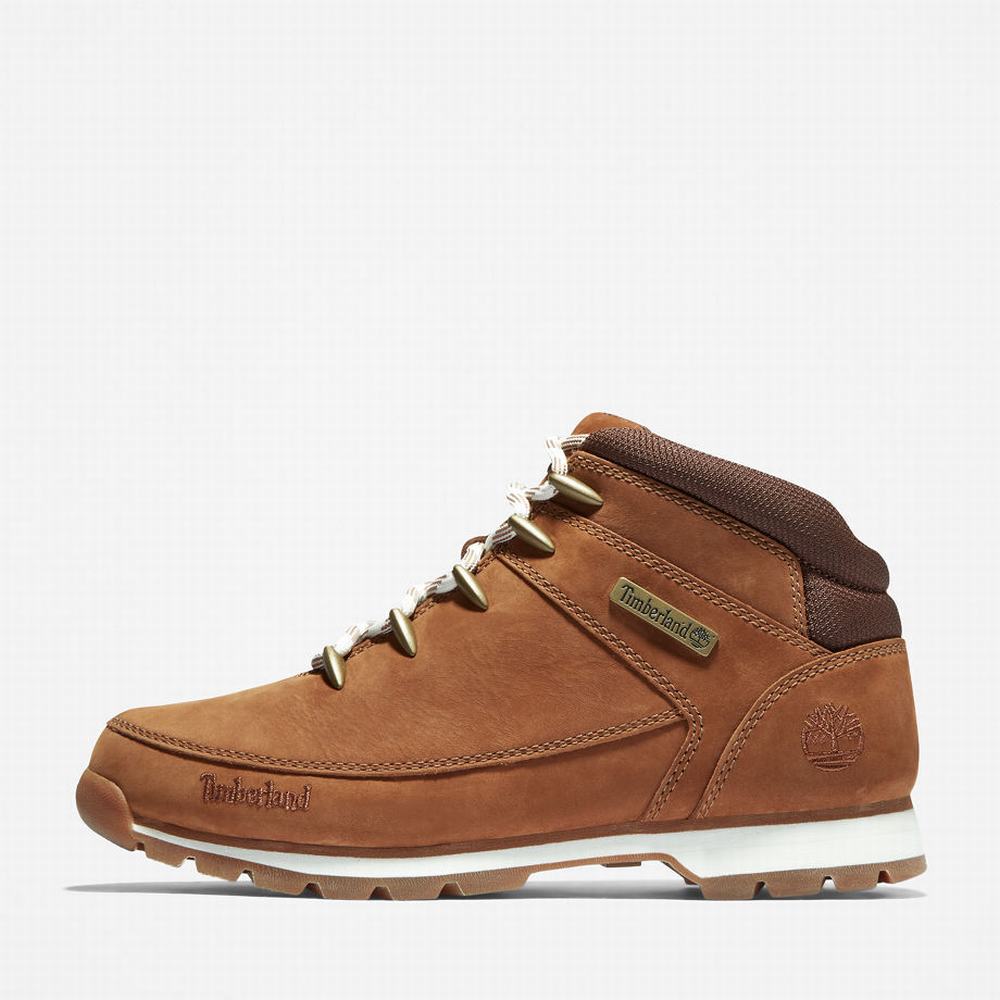 Timberland Euro Sprint Mid Hiker Yürüyüş Botu Erkek Açık Kahverengi | TR-5683N