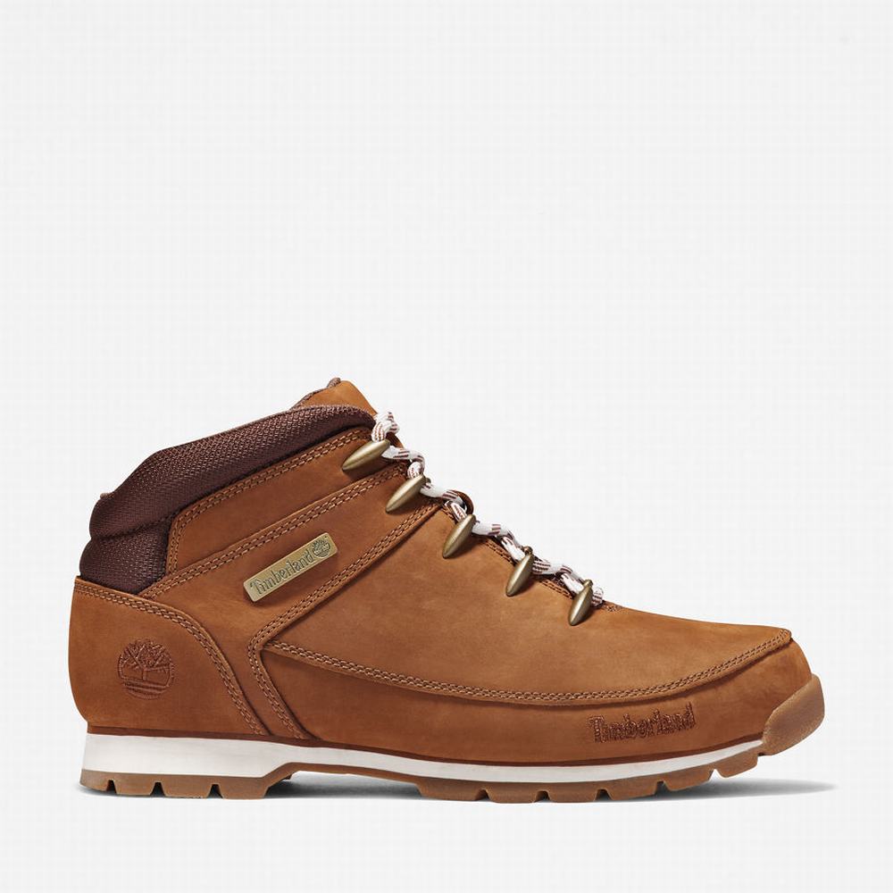 Timberland Euro Sprint Mid Hiker Yürüyüş Botu Erkek Açık Kahverengi | TR-5683N
