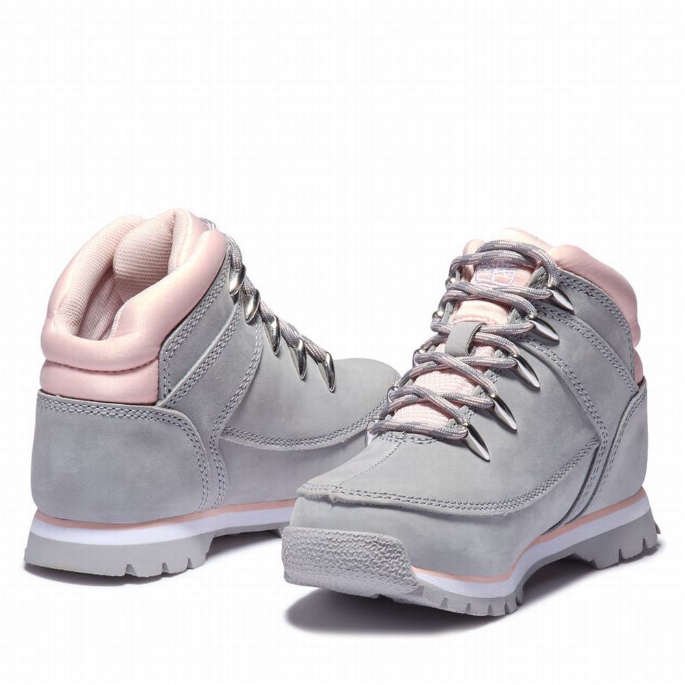 Timberland Euro Sprint Mid Hiker Yürüyüş Botu Çocuk Gri | TR-7083B