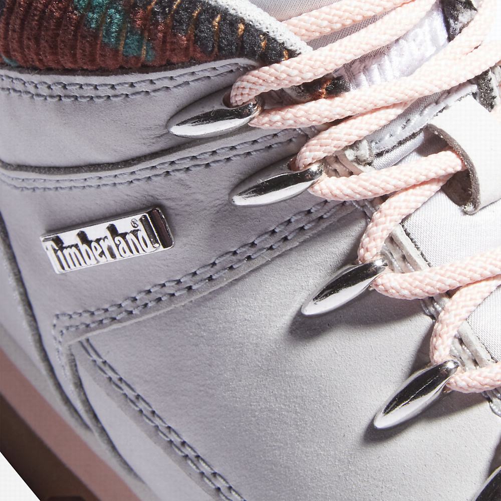 Timberland Euro Sprint Mid Hiker Yürüyüş Botu Çocuk Açık Gri | TR-9407N