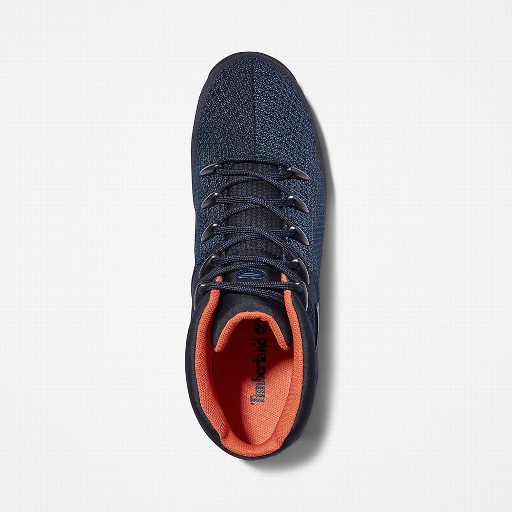Timberland Euro Sprint Waterproof Yürüyüş Botu Erkek Lacivert | TR-0625Q