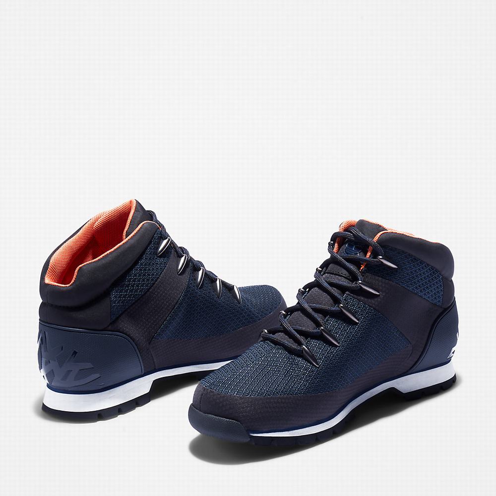 Timberland Euro Sprint Waterproof Yürüyüş Botu Erkek Lacivert | TR-0625Q
